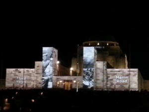 Dawn Service YPRES-MENINROAD